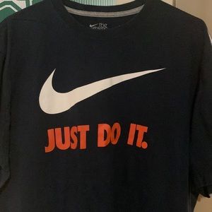 Blue just do it t shirt